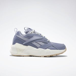 Reebok Aztrek Double Nu Pops Turnschuhe Damen - Indigo/Weiß - DE 957-GBE